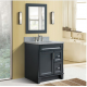 Bellaterra 400700-31-DG 31" Single Sink Vanity In Dark Gray Finish