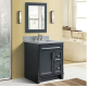 Bellaterra 400700-31-DG 31" Single Sink Vanity In Dark Gray Finish