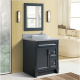 Bellaterra 400700-31-DG 31" Single Sink Vanity In Dark Gray Finish