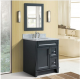 Bellaterra 400700-31-DG 31" Single Sink Vanity In Dark Gray Finish