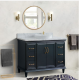 Bellaterra 400800-49S-DG 49" Single Sink Vanity In Dark Gray Finish