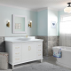 Bellaterra 400800-61S-WH 61" Single Vanity In White Finish