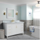 Bellaterra 400800-61S-WH 61" Single Vanity In White Finish