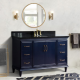 Bellaterra 400800-61S-BU 61" Single Sink Vanity In Blue Finish
