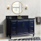 Bellaterra 400800-61S-BU 61" Single Sink Vanity In Blue Finish