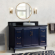 Bellaterra 400800-61S-BU 61" Single Sink Vanity In Blue Finish