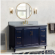 Bellaterra 400800-61S-BU 61" Single Sink Vanity In Blue Finish