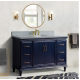 Bellaterra 400800-61S-BU 61" Single Sink Vanity In Blue Finish