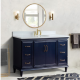 Bellaterra 400800-61S-BU 61" Single Sink Vanity In Blue Finish