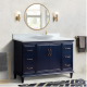 Bellaterra 400800-61S-BU 61" Single Sink Vanity In Blue Finish