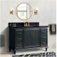 Bellaterra 400800-61S-DG 61" Single Sink Vanity In Dark Gray Finish