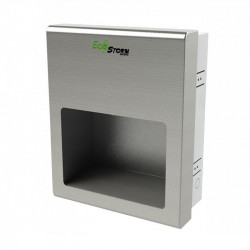 Palmer Fixture HD0945-09 Ultra Series EcoStorm Recessed High Speed Hand Dryer, Brushed Stainless