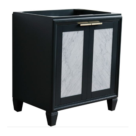 Bellaterra 400990-30-DG 30" Single Sink Vanity In Dark Gray Finish - Cabinet Only