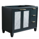 Bellaterra 400990-42L-DG 42" Single Sink Vanity In Dark Gray Finish - Left Door- Cabinet Only