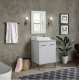Bellaterra 408001-25-WH 25" Single Sink Vanity In White Finish