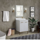 Bellaterra 408001-25-WH 25" Single Sink Vanity In White Finish