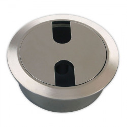 Gruppo Romi GR14 Solid Brass Grommet, Small Opening - Over All 2 3/8" Cap 4