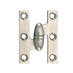 Gruppo Romi F1001 Olive Knuckle Solid Forged Brass Hinge, Size - 2.0" L x 1.5" W