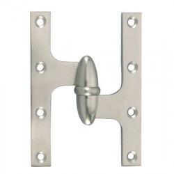 Gruppo Romi F1006W Olive Knuckle Solid Forged Brass Hinge with Washer, Size - 6.0" L x 4.5" W