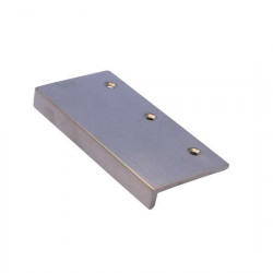 Gruppo Romi TL204BR L Solid Brass Edge Pull - 2" PROJ X 4" W