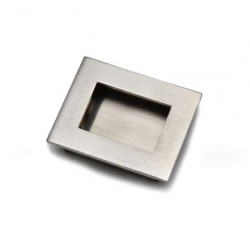 Gruppo Romi F400 Forged Brass Flush Pull - 2 1/2" x 2" x 5/8"