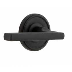 Ageless Iron LOCDRK Loch Rosette Interior Set w/ Dirk Lever, Black Iron