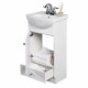 Fine Fixtures TPE1612W Petite Vanity 16 ½” X 12” - White