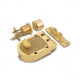 MUL-T-Lock JPSTD1 Single Cylinder Jimmy Proof Rim Mount Deadlock w/ Rim Cylinder