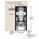 ZERO 368AA Clear Anodized/Automatic Door Bottom /Heavy Duty/Acoustic Sound Reduction