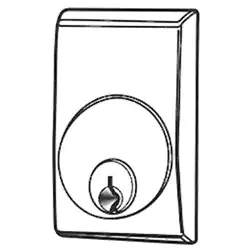 Adams Rite 8650 Cylinder Escutcheon Kit for Wall Thickness Over 1/8"