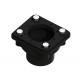 QM Drain 83.SQFLG.2.CI Square Cast Iron Flange Drain 2” throat, 2” No Hub outlet