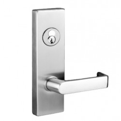TownSteel MCW Grade 1 Heavy Duty Mortise Lock In Satin Chrome, Clutching Wide Escutcheon