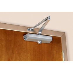 Norton 1600BCSS Non-Hold Open Door Closer, Stainless Steel