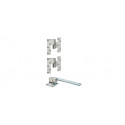Rixson F547 Fire Rated 3/4" Offset Pivot Set for Arch Top or Overhead Concealed Closers, Incl. 2 Each FM190 Intermediate Pivots
