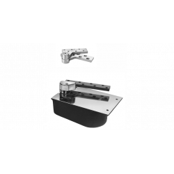 Rixson L27 Extra Heavy Duty 3/4" Offset Hung Floor Closer, For Lead-Lined 1-3/4" Door