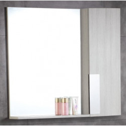 Bellaterra 500822 32 in. Mirror Cabinet, Finish- Gray Pine