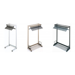 Magnuson OR Office Rak Single Sided Coat Rack With Hanger Spacer