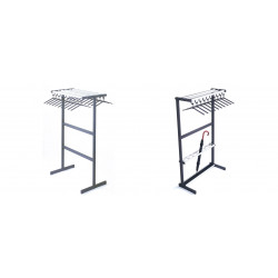Magnuson T Tertio Single/Double Sided Floor Rack-Powder-coated Frames