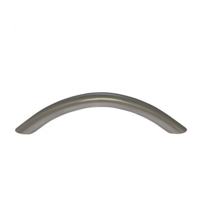 JVJ Hardware 75 Santorini Collection Satin Nickel Finish Rounded Bow Pull,Composition Steel