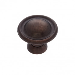 JVJ Hardware 1-9/16" Vintage Collection Oval Knob, Composition Zamac