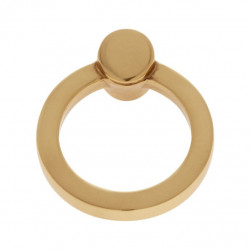 JVJ Hardware 72 Sterling Collection Round Ring Pull,Composition Brass