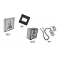 LCN 8310 Series Wall Mount Box Actuator Square Logo (4-3/4)
