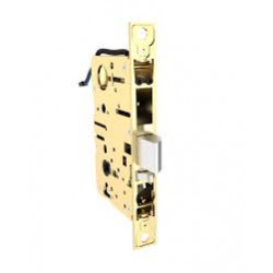 Accurate SL-SM9159E-ADA Series Self-Latching Sliding Door Mortise Lock, ADA Trim, For 1-3/4" Door