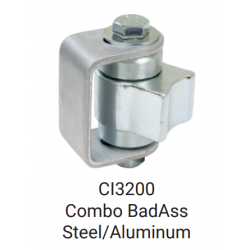 D&D CI3 Shut It BadAss Combo Hinge, Finish-Zinc