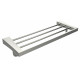 American Imaginations AI-34608 24.21-in. W Rectangle Stainless Steel Towel Bar Chrome