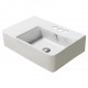 American Imaginations AI-28303 23.8-in. W Wall Mount White Bathroom Vessel Sink For 3H4-in. Right Drilling