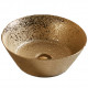 American Imaginations AI-27813 15.94-in. W Above Counter Gold Bathroom Vessel Sink For Wall Mount Wall Mount Drilling