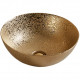 American Imaginations AI-27995 16.34-in. W Above Counter Gold Bathroom Vessel Sink For Wall Mount Wall Mount Drilling