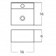 American Imaginations AI-28101 16-in. W Above Counter Black Bathroom Vessel Sink For 1 Hole Center Drilling