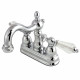 Kingston Brass KS160WLL 4" Centerset Bathroom Faucet